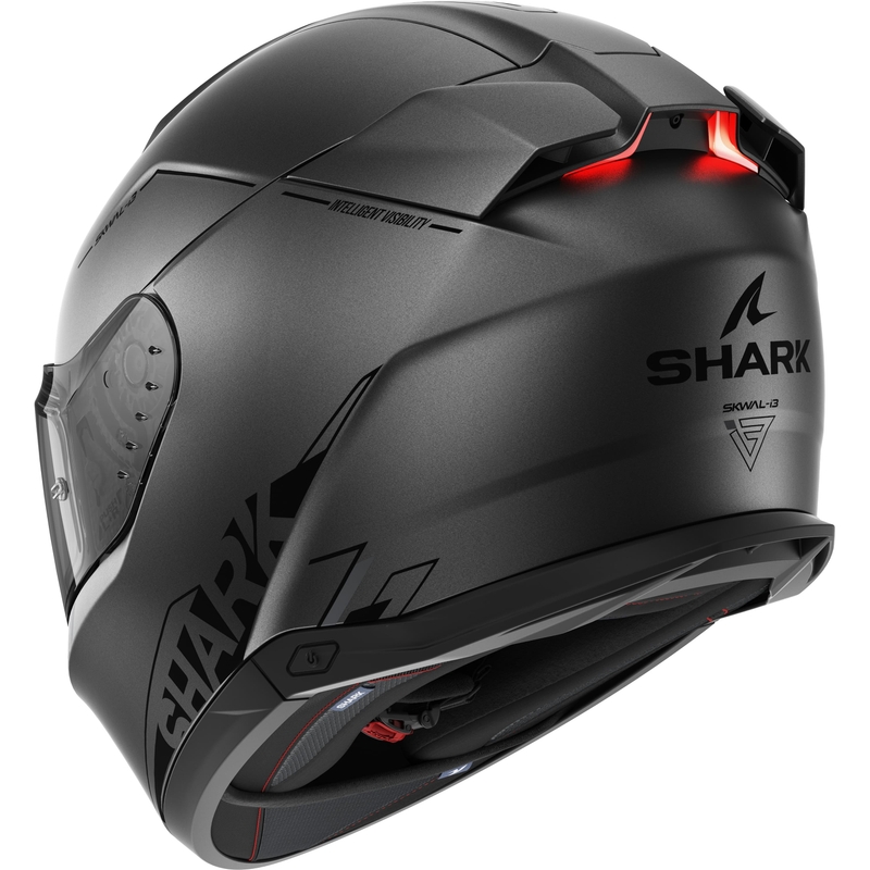 Integrální přilba na motorku SHARK Skwal i3 Blank SP šedá matná