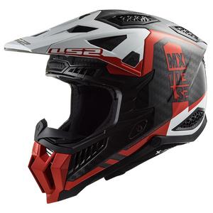 Мотокрос каска LS2 MX703 C X-Force Victory черно-червено-бяла