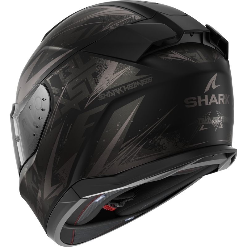 Integrální přilba na motorku SHARK D-SKWAL 3 Blast-R černo-šedá matná