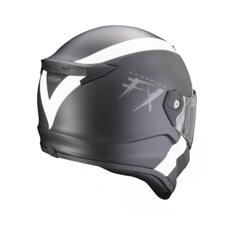 Мотоциклетна каска SCORPION COVERT FX GALLUS черно-бяла