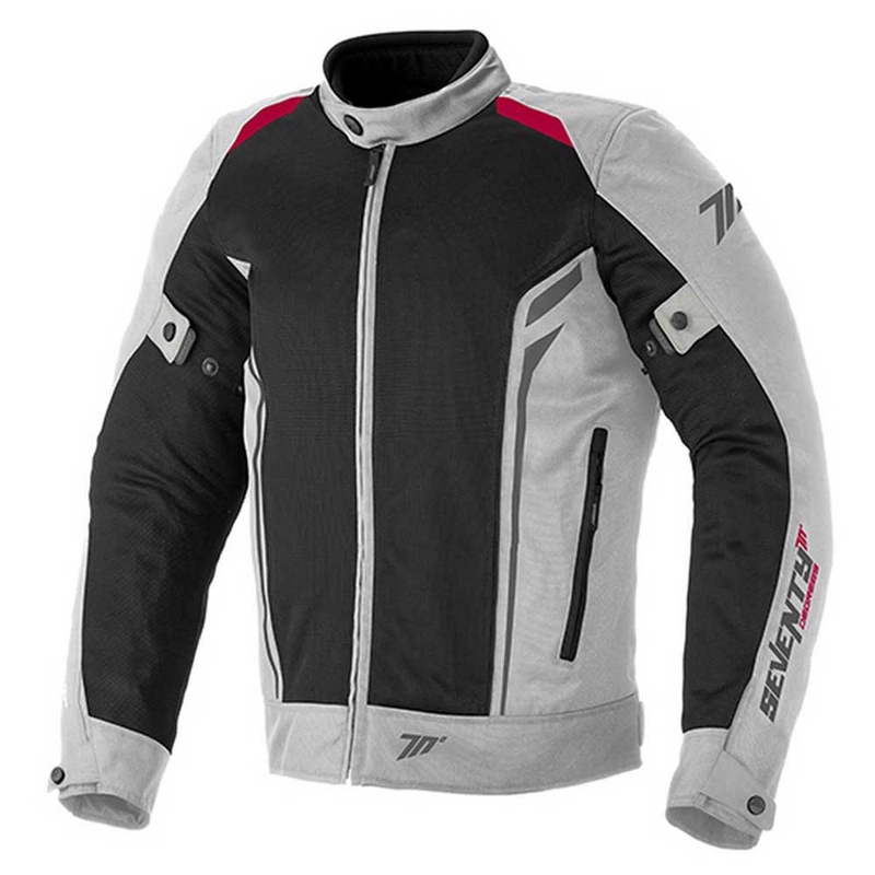 Мотоциклетна куртка SEVENTY DEGREES SD-JT32 black-grey-red