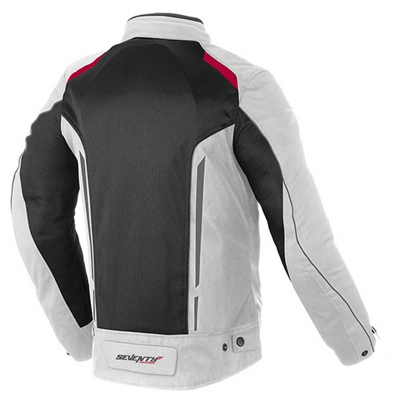 Мотоциклетна куртка SEVENTY DEGREES SD-JT32 black-grey-red