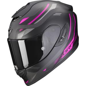 Интегрална каска за мотоциклет Scorpion EXO-1400 EVO Carbon Air Kydra черно-розова