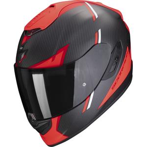 Интегрална каска Scorpion EXO-1400 EVO Carbon Air Kendal черно-червена