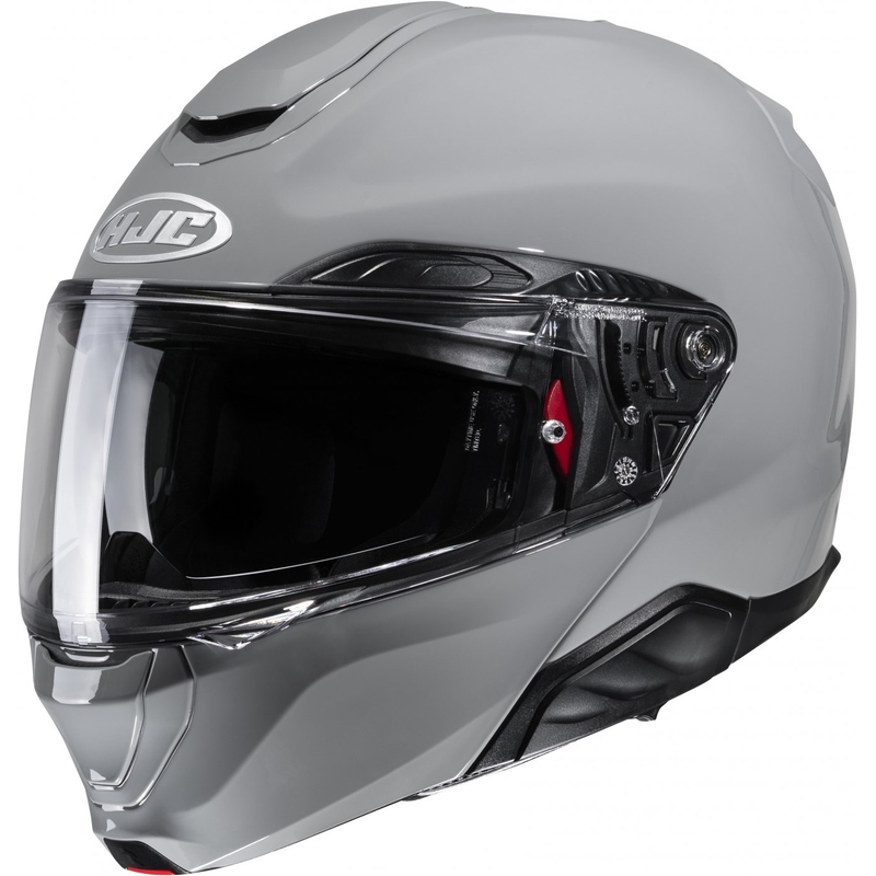 Мото каска HJC RPHA 91 с отваряща се дръжка, плътно сива