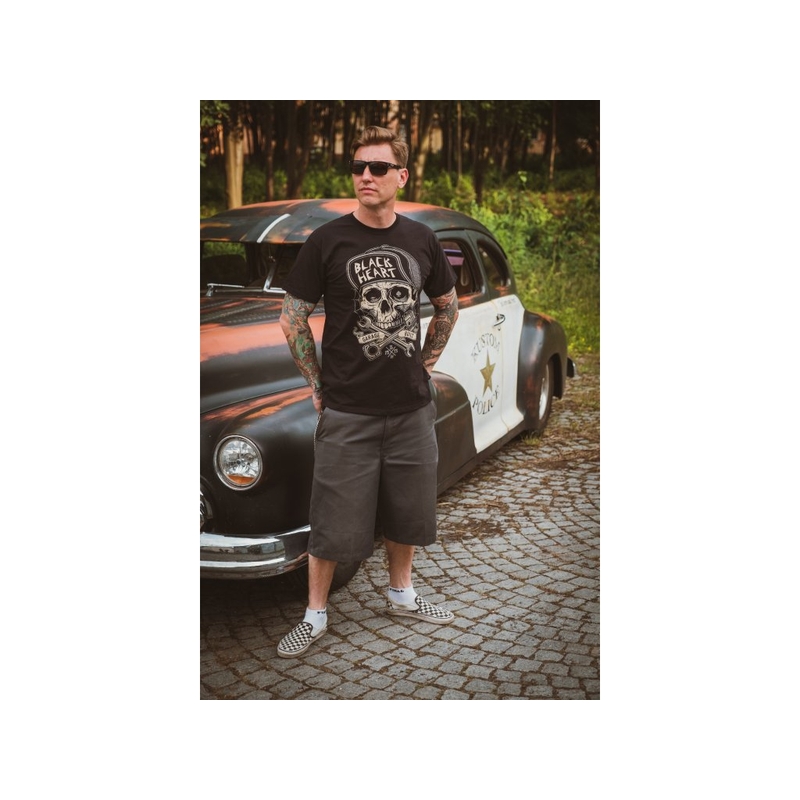 Мъжка тениска Black Heart Garage Built