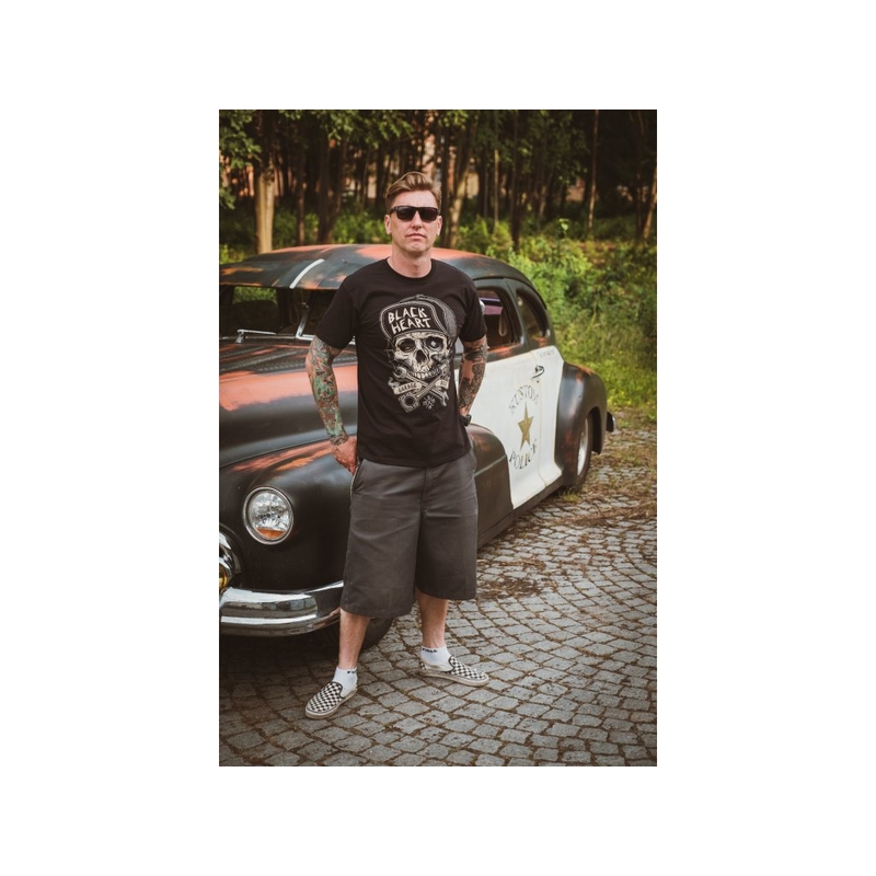 Мъжка тениска Black Heart Garage Built