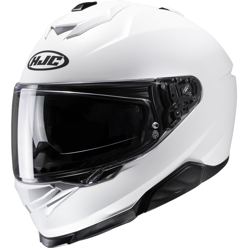 Интегрална мотоциклетна каска HJC i71 Solid Semi Flat Pearl White