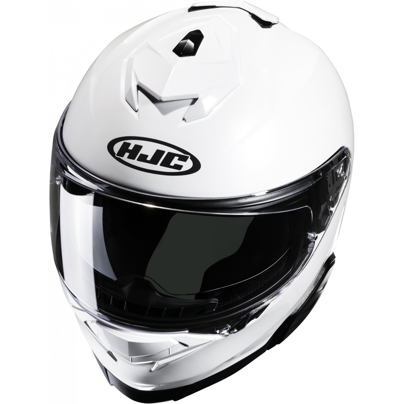 HJC i71 Solid pearl white интегрална мотоциклетна каска