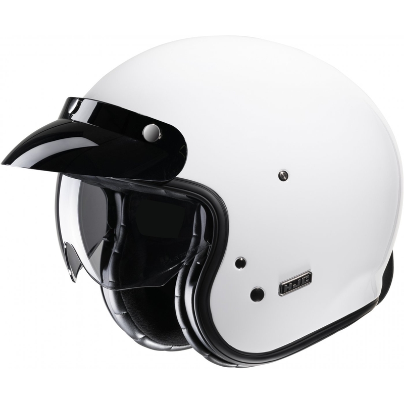 Отворена мотоциклетна каска HJC V31 Solid white