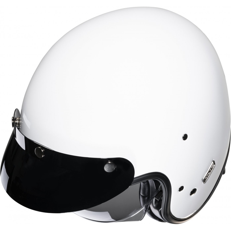 Отворена мотоциклетна каска HJC V31 Solid white