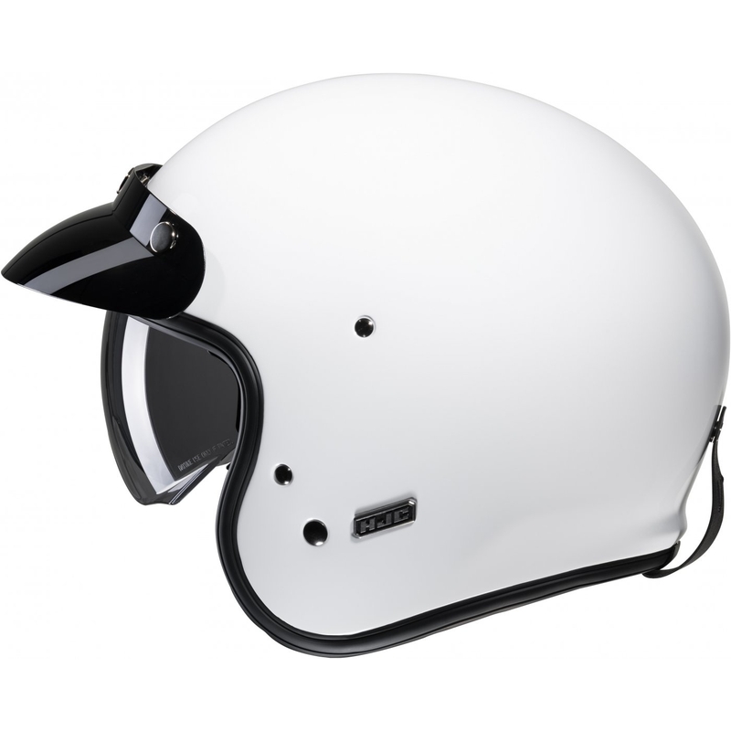 Отворена мотоциклетна каска HJC V31 Solid white