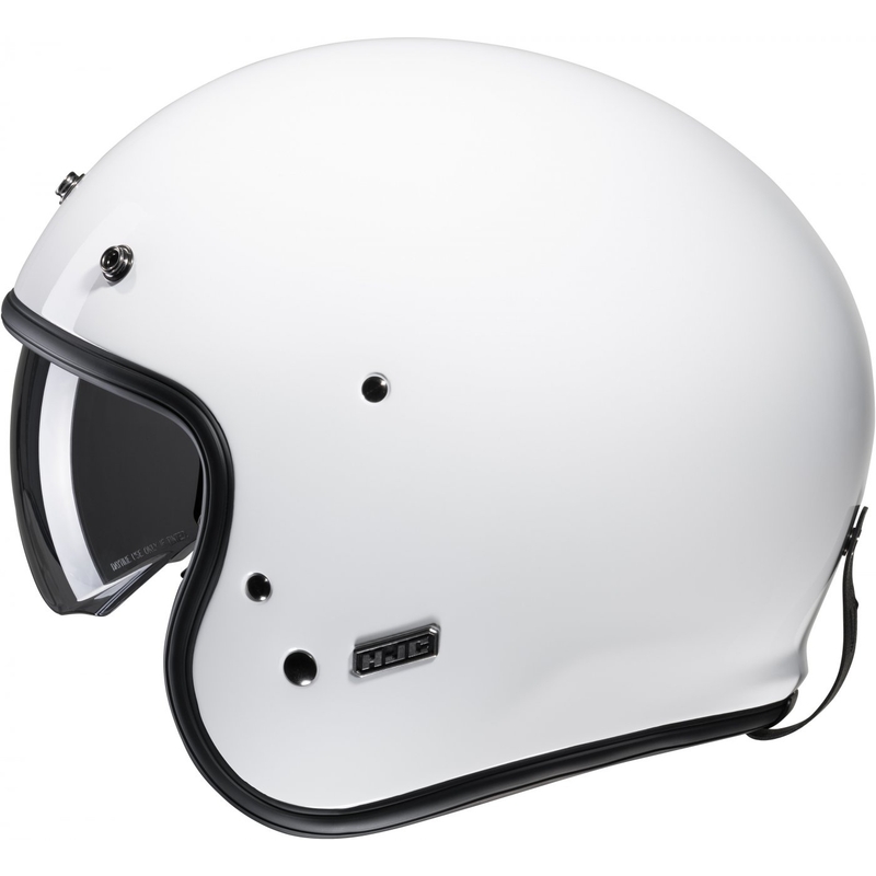 Отворена мотоциклетна каска HJC V31 Solid white