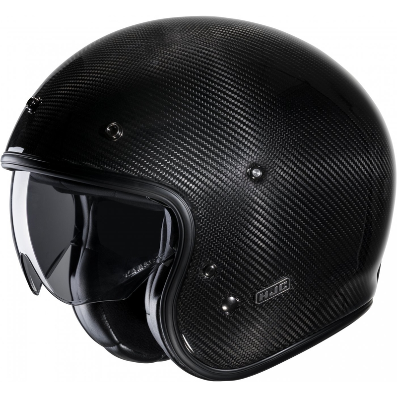 HJC V31 Carbon Отворена каска Черно
