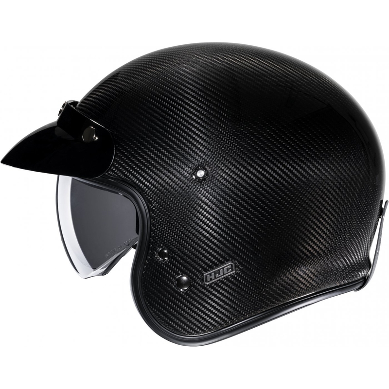 HJC V31 Carbon Отворена каска Черно