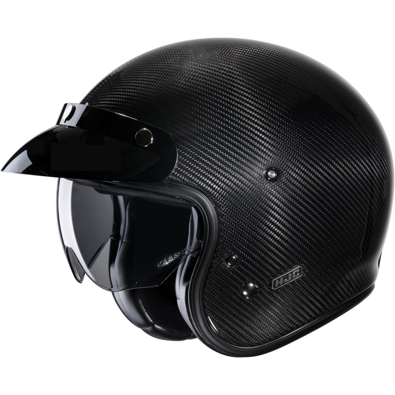 HJC V31 Carbon Отворена каска Черно