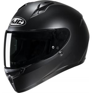 HJC C10 Solid полуплоска интегрална мотоциклетна каска черна