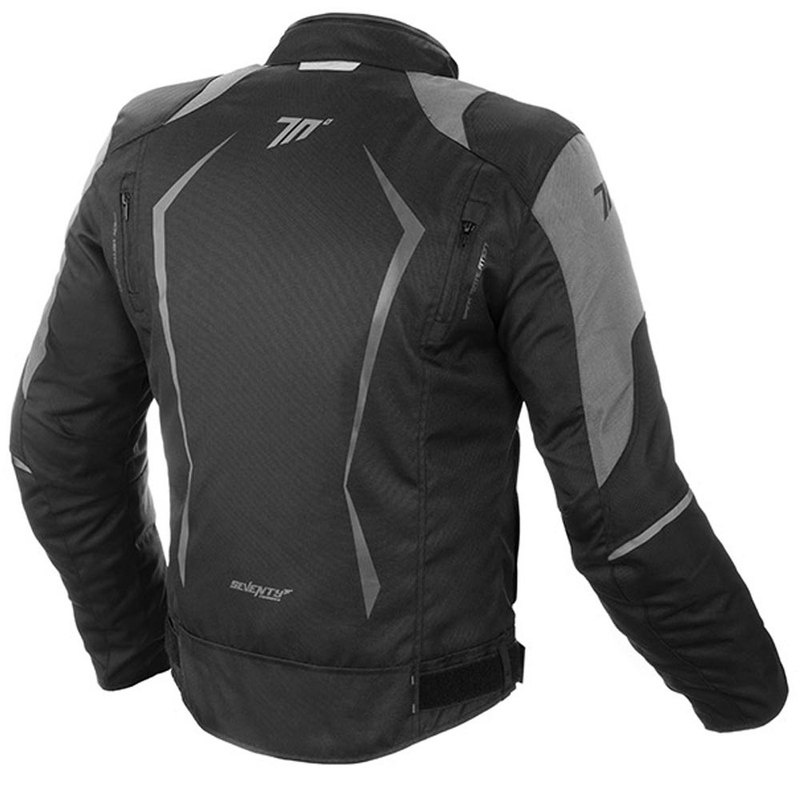 Мотоциклетно яке SEVENTY DEGREES SD-JR47 black-grey