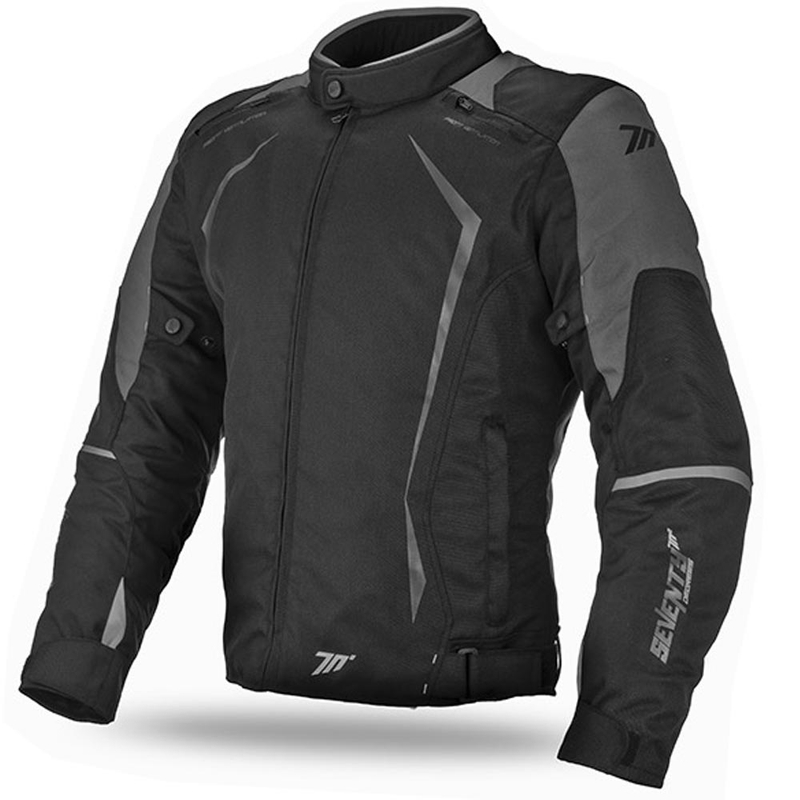 Мотоциклетно яке SEVENTY DEGREES SD-JR47 black-grey