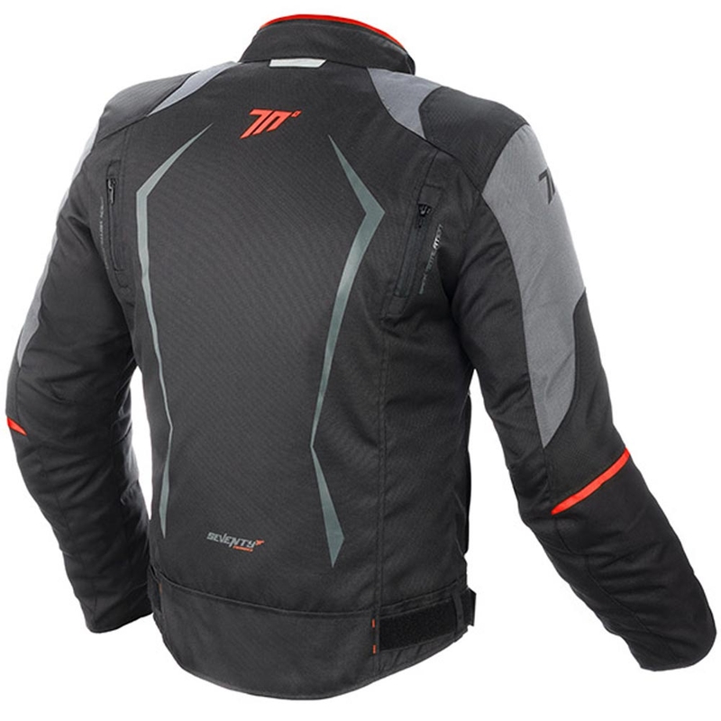 Мотоциклетна куртка SEVENTY DEGREES SD-JR47 black-grey-red