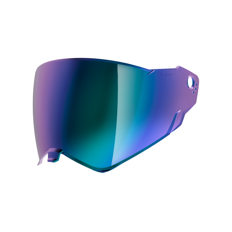 Plexi pro přilby NEXX X.Wed 2 fialovo-modré zrcadlové