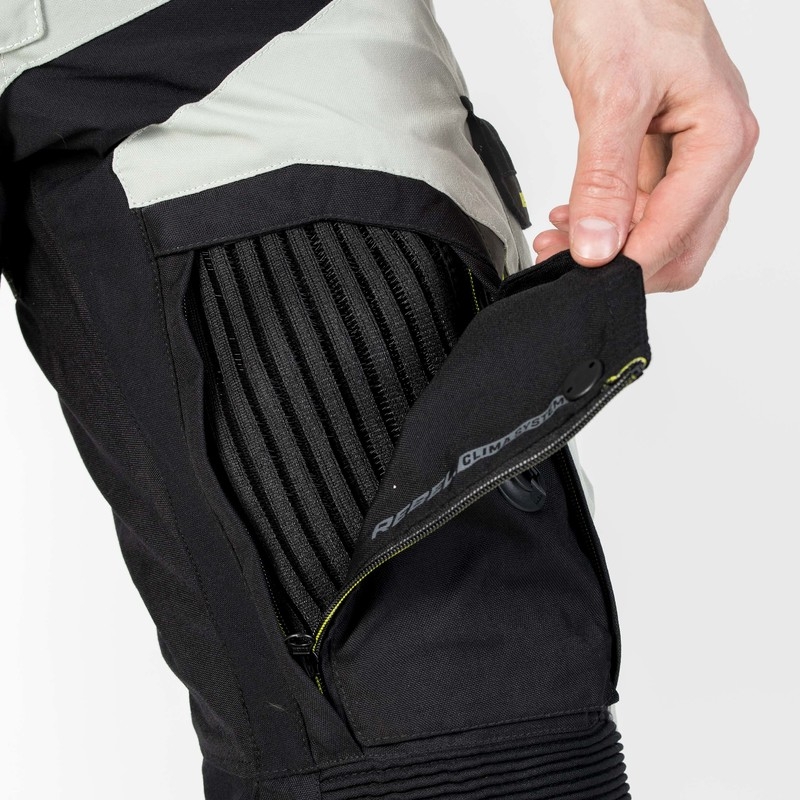 Панталони за мотоциклет Rebelhorn Patrol Grey-Black-Fluo Yellow разпродажба