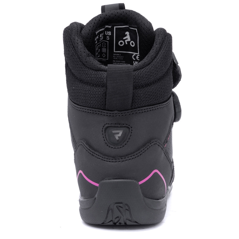 Дамски мотоциклетни ботуши Rebelhorn Spark II Black and Pink