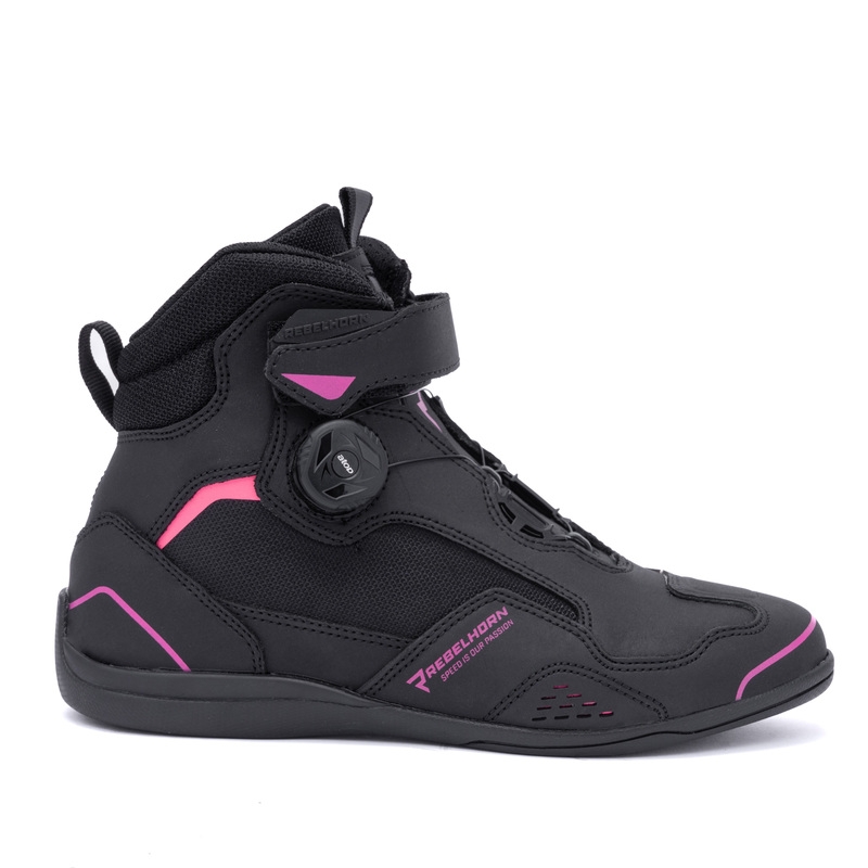 Дамски мотоциклетни ботуши Rebelhorn Spark II Black and Pink