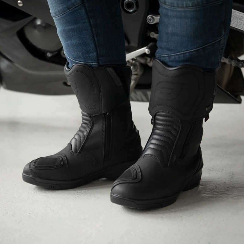 Дамски мотоциклетни ботуши Ozone Rapid Black Matte