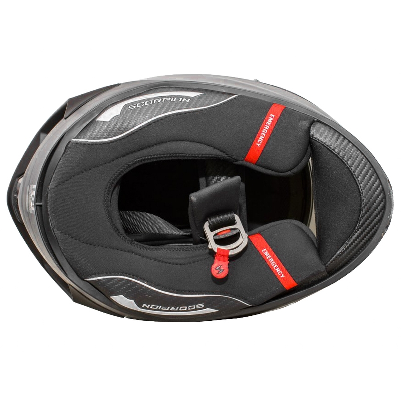 Интериор на каската Scorpion EXO-R1 AIR EVO