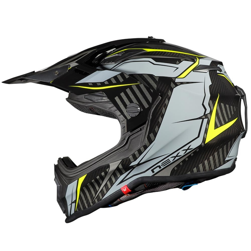 Enduro přilba NEXX X.WRL Atika šedo-fluo žlutá výprodej