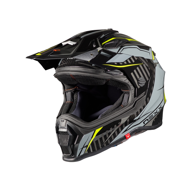 Enduro přilba NEXX X.WRL Atika šedo-fluo žlutá výprodej