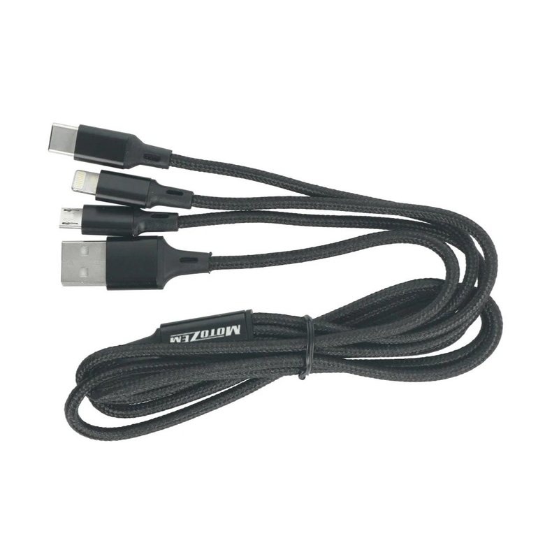 USB кабел 3в1 MotoZem