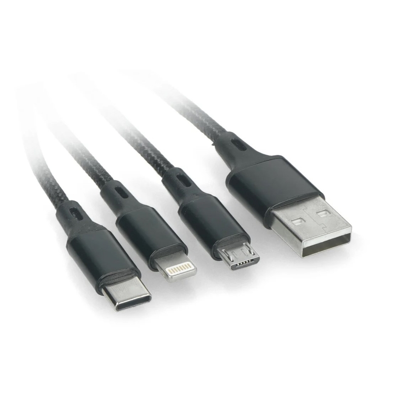 USB кабел 3в1 MotoZem