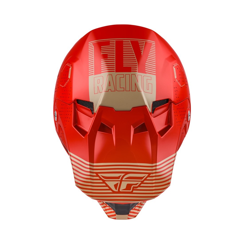 Мотокрос каска FLY Racing Formula CC Primary червено-пясъчна