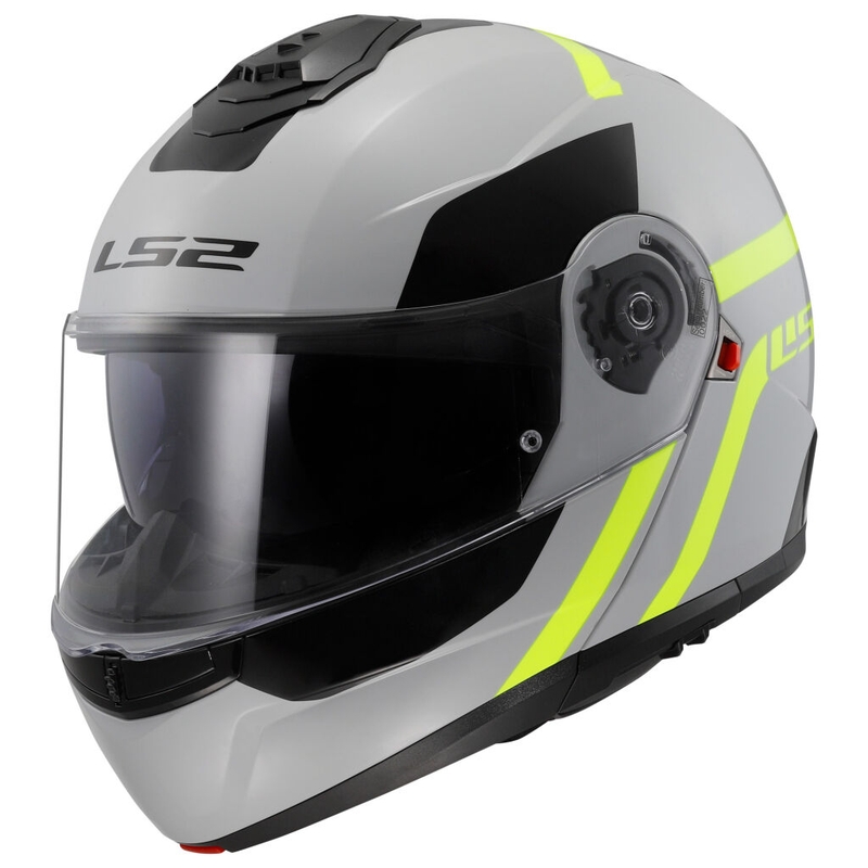 Каска LS2 FF908 Strobe II Autox сиво-флуорово жълто