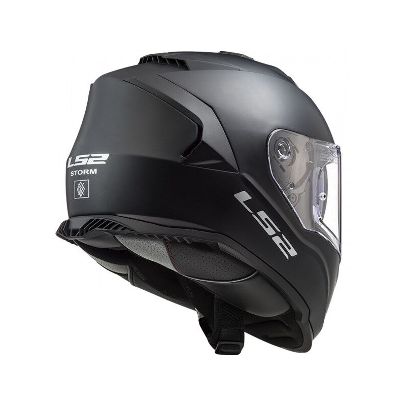 LS2 FF800 Storm II Solid Matte Black Интегрална мотоциклетна каска