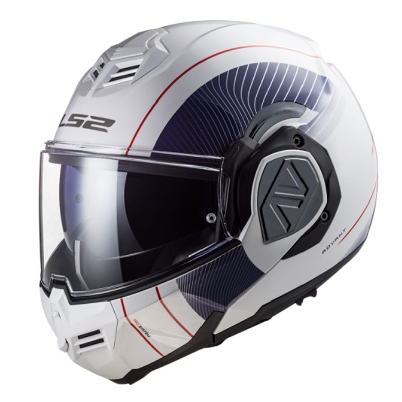 Каска за мотоциклет LS2 FF906 Advant Cooper 06 синьо-бяла