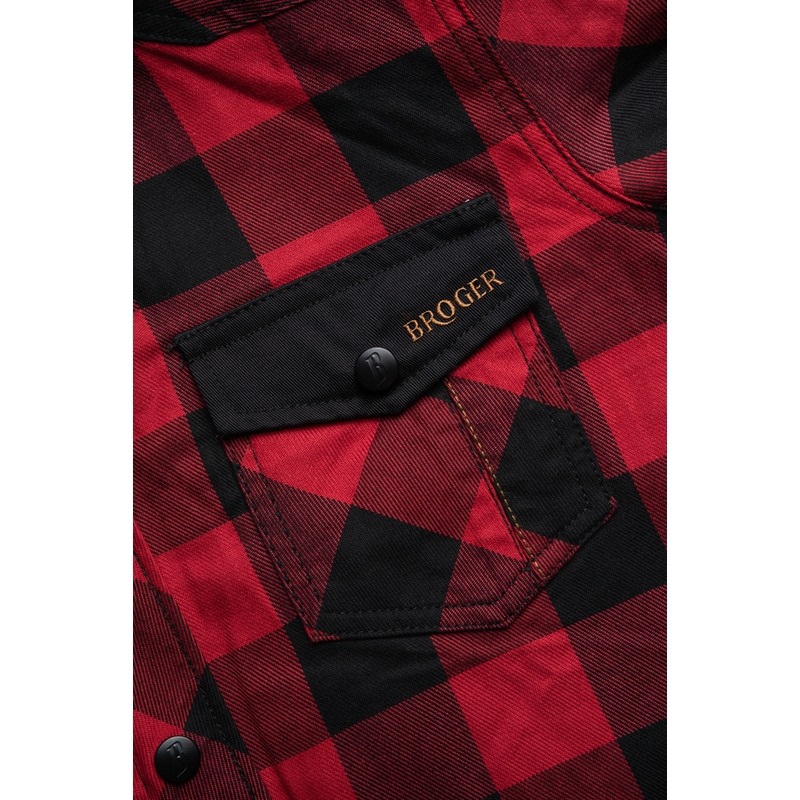Дамска мотоциклетна риза BROGER Alaska black-red разпродажба