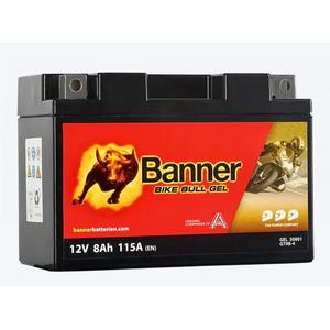 Гел батерия Banner Bike Bull Gel 12V, YT9B-4, 8AH, 115A