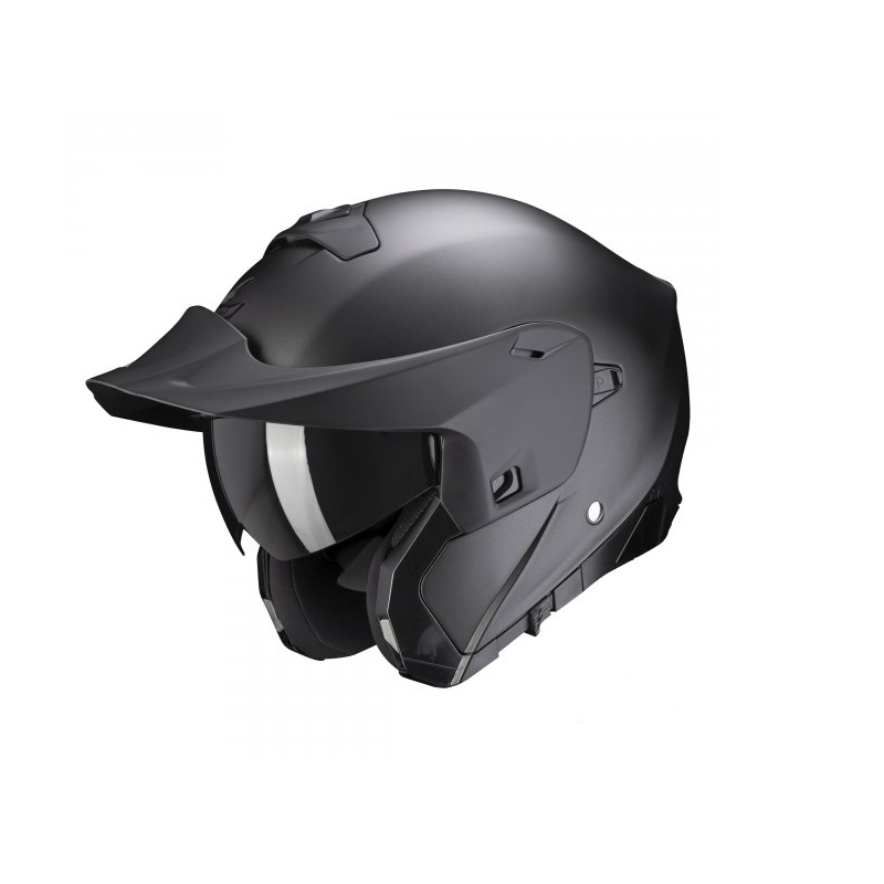 Обръщаща се мотоциклетна каска Scorpion EXO-930 EVO Solid black