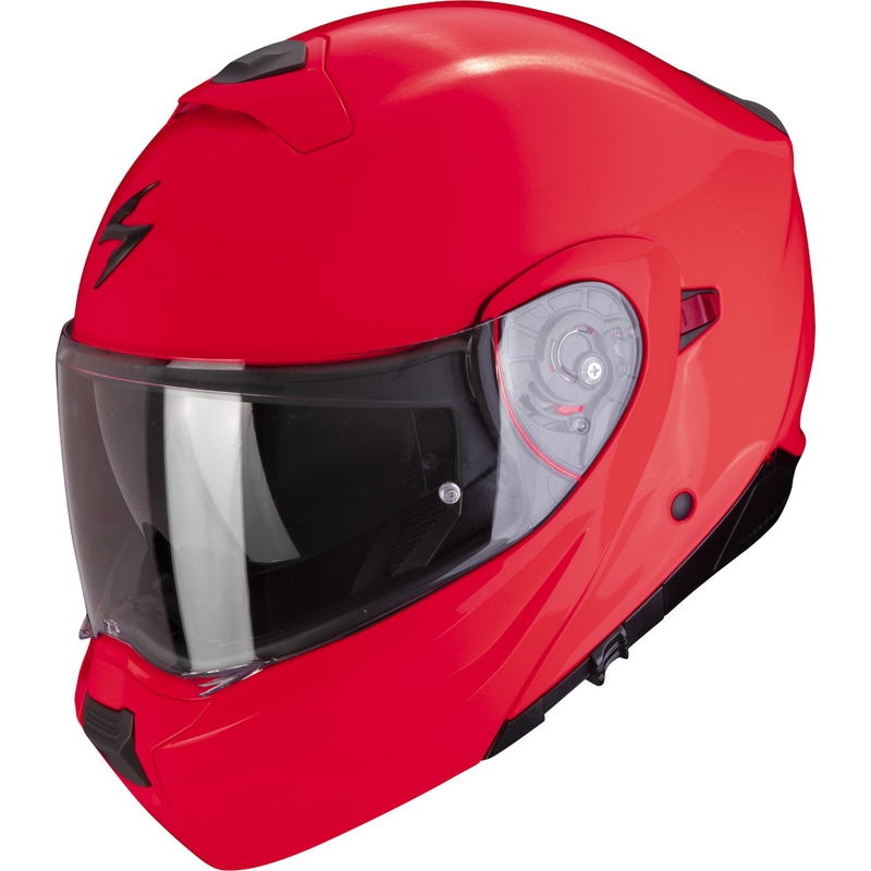 Каска за мотоциклет Scorpion EXO-930 EVO Solid fluo red