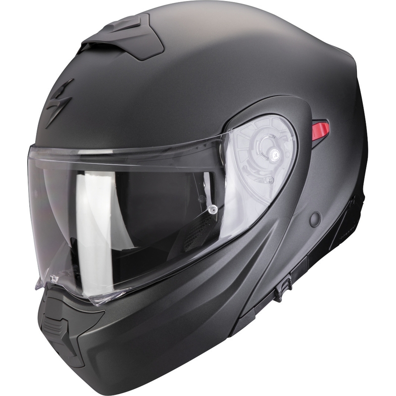 Scorpion EXO-930 EVO Solid, сгъваема мотоциклетна каска, черна, матова