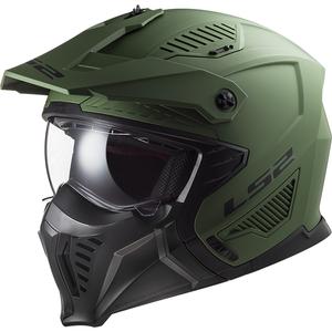 Каска за мотоциклет LS2 OF606 Drifter Solid green matt