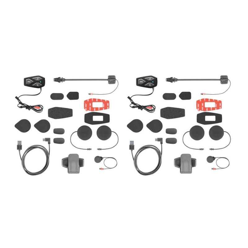 Bluetooth слушалки Interphone U-COM3 Twin Pack