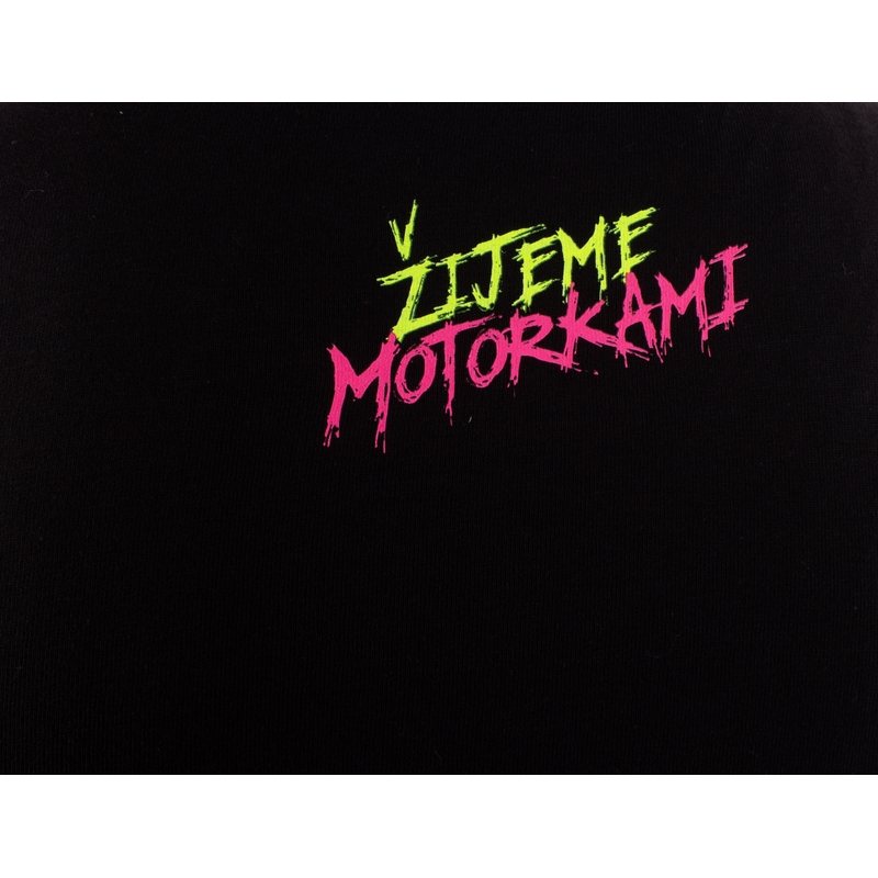 Детска тениска за момичета MotoZem - Живеем с мотори