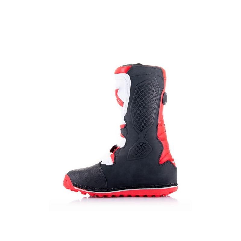 Alpinestars Tech Trial ботуши за мотоциклет бели-червени-черни