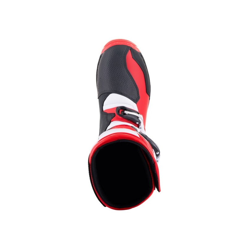 Alpinestars Tech Trial ботуши за мотоциклет бели-червени-черни