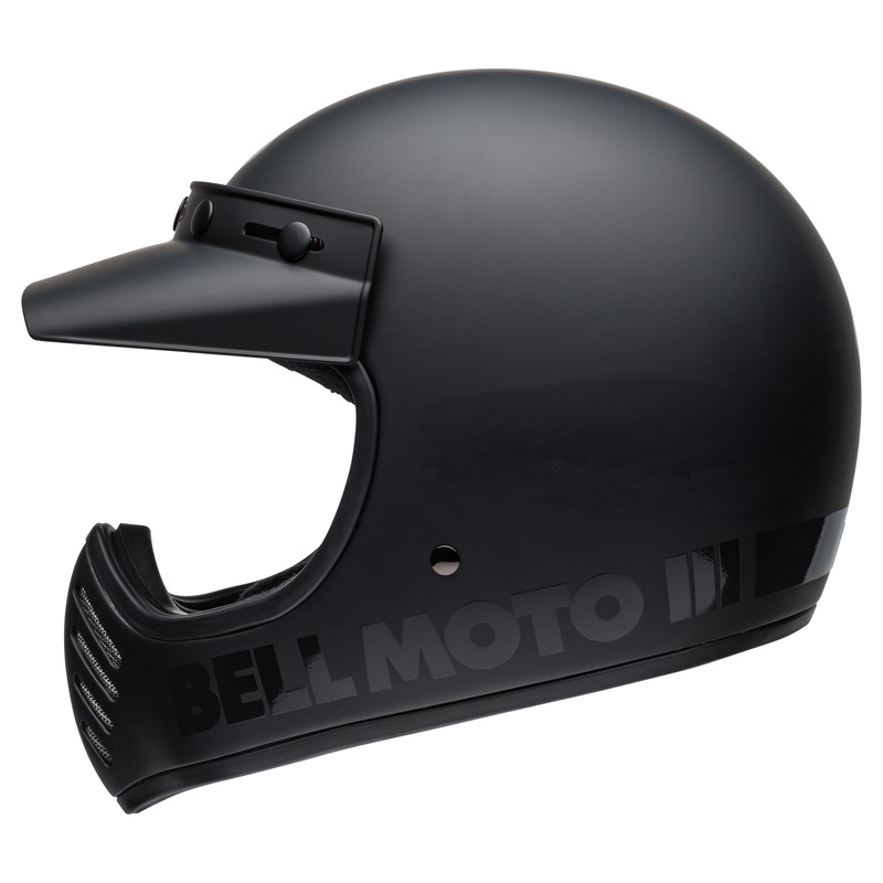 Přilba na motorku Bell Moto-3 Classic černá matná