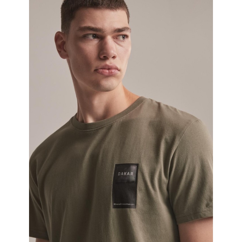 Тениска DAKAR DKR Patch khaki